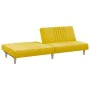 Sofá cama de tela amarillo claro de , Sofás - Ref: Foro24-351885, Precio: 225,47 €, Descuento: %