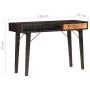 Solid recycled wood console table 118x35x76 cm by , Side tables - Ref: Foro24-287858, Price: 140,82 €, Discount: %