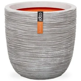 Capi Planter Nature Rib ivory color 35x34 cm KOFI932 by , Pots and planters - Ref: Foro24-424239, Price: 67,20 €, Discount: %
