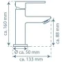 SCHÜTTE Single lever basin mixer tap TOKYO II chrome by , Faucets - Ref: Foro24-425792, Price: 66,37 €, Discount: %