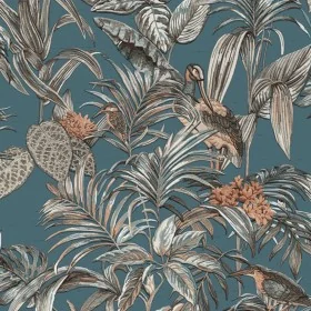 DUTCH WALLCOVERINGS Tapete Bird-of-Paradise blau von , Bemaltes Papier - Ref: Foro24-430614, Preis: 36,43 €, Rabatt: %