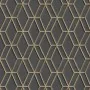 DUTCH WALLCOVERINGS Papel de pared hexagonal negro y dorado de , Papel pintado - Ref: Foro24-437405, Precio: 31,24 €, Descuen...