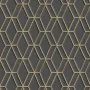 DUTCH WALLCOVERINGS Schwarze und goldene sechseckige Tapete von , Bemaltes Papier - Ref: Foro24-437405, Preis: 31,24 €, Rabat...