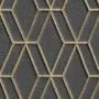 DUTCH WALLCOVERINGS Papel de pared hexagonal negro y dorado de , Papel pintado - Ref: Foro24-437405, Precio: 31,24 €, Descuen...