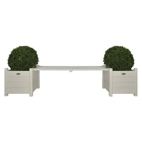 Weiße Pflanzgefäße mit Bank, Esschert Design CF33W von , Töpfe und Pflanzgefäße - Ref: Foro24-404626, Preis: 190,83 €, Rabatt: %