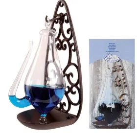 Esschert Design Glass Barometer with Iron Stand 0.5 L TH31 by , Forecasts and weather stations - Ref: Foro24-411491, Price: 2...