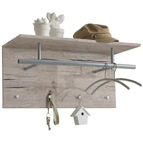 FMD Wall coat rack in sand oak color 72x29.3x34.5 cm by , Hat and coat racks - Ref: Foro24-428780, Price: 78,73 €, Discount: %