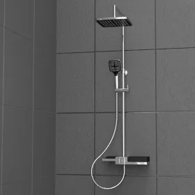 SCHÜTTE Juego de ducha fija BLUEPERL cromado de , Cabezales de ducha - Ref: Foro24-429384, Precio: 162,70 €, Descuento: %