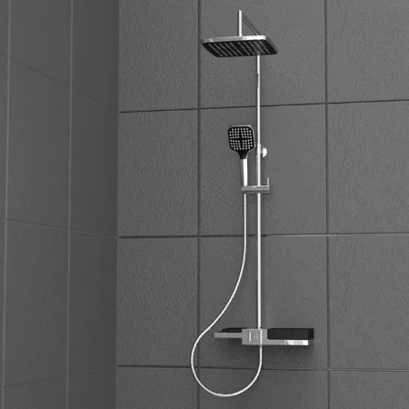 SCHÜTTE BLUEPERL chrome fixed shower set by , shower heads - Ref: Foro24-429384, Price: 162,71 €, Discount: %