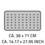 RIDDER Promo black non-slip bathtub mat by , Rugs and bath mats - Ref: Foro24-429697, Price: 17,24 €, Discount: %