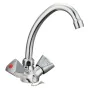 SCHÜTTE SAVINO chrome-plated dual-handle mixer tap for washbasin by , Faucets - Ref: Foro24-438687, Price: 44,01 €, Discount: %