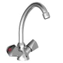 SCHÜTTE SAVINO chrome-plated dual-handle mixer tap for washbasin by , Faucets - Ref: Foro24-438687, Price: 44,01 €, Discount: %