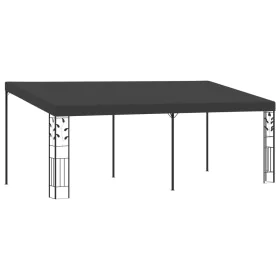 Cenador con montaje en la pared antracita 6x3x2,5 m de , Carpas y cenadores - Ref: Foro24-48002, Precio: 323,37 €, Descuento: %