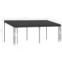 Pavillon mit Wandmontage in Anthrazit 6x3x2,5 m von , Zelte und Pavillons - Ref: Foro24-48002, Preis: 323,37 €, Rabatt: %
