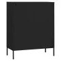 Black steel storage cabinet 80x35x101.5 cm by , Lockers and storage cabinets - Ref: Foro24-336178, Price: 181,68 €, Discount: %