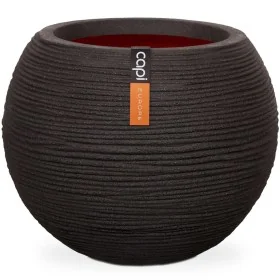 Capi Vase Nature Ribbed round black 62x48 cm KBLR271 by , Pots and planters - Ref: Foro24-424218, Price: 203,67 €, Discount: %