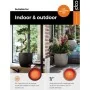 Capi Vase Nature Ribbed round black 62x48 cm KBLR271 by , Pots and planters - Ref: Foro24-424218, Price: 203,67 €, Discount: %