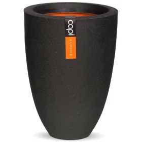 Capi Urban Smooth low elegant black vase 36x47 cm KBL782 by , Pots and planters - Ref: Foro24-424337, Price: 77,50 €, Discoun...