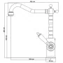 SCHÜTTE Grifo mezclador de lavabo OLD STYLE cromado de , Grifos - Ref: Foro24-429402, Precio: 107,98 €, Descuento: %