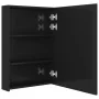 Armario de baño con espejo LED negro brillante 50x13x70 cm de vidaXL, Tocadores de baño - Ref: Foro24-326496, Precio: 115,66 ...