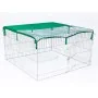 @Pet Recinto exterior para mascotas Complete metal 116x116x65 cm de , Casetas y cercados para perros - Ref: Foro24-445132, Pr...