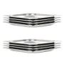 Gastronorm trays 8 units GN 1/2 20 mm stainless steel by , Buckets for steam tables - Ref: Foro24-50885, Price: 37,38 €, Disc...
