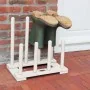 White boot rack, Esschert Design CF48W by , Shoe racks and shoe organizers - Ref: Foro24-404632, Price: 39,02 €, Discount: %