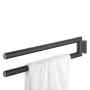 Tiger Double Swivel Towel Rail Bold Matte Black by , Towel racks - Ref: Foro24-426422, Price: 54,09 €, Discount: %