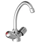 SCHÜTTE Peruzzi dual-handle sink mixer tap for low pressure systems chrome by , Faucets - Ref: Foro24-438728, Price: 45,83 €,...