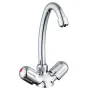 SCHÜTTE Peruzzi dual-handle sink mixer tap for low pressure systems chrome by , Faucets - Ref: Foro24-438728, Price: 45,83 €,...