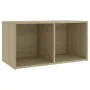 TV-Möbel aus Eichenholz-Sonoma-Sperrholz 72x35x36,5 cm. von , TV-Möbel - Ref: Foro24-805528, Preis: 35,17 €, Rabatt: %