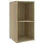 TV stand made of Sonoma oak plywood, measuring 72x35x36.5 cm. by , TV Furniture - Ref: Foro24-805528, Price: 35,17 €, Discoun...
