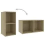 TV-Möbel aus Eichenholz-Sonoma-Sperrholz 72x35x36,5 cm. von , TV-Möbel - Ref: Foro24-805528, Preis: 35,17 €, Rabatt: %