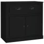 Schwarzer Sperrholz-Sideboard 70x35,5x67,5 cm von , Sideboards - Ref: Foro24-816425, Preis: 97,38 €, Rabatt: %