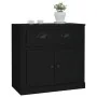 Schwarzer Sperrholz-Sideboard 70x35,5x67,5 cm von , Sideboards - Ref: Foro24-816425, Preis: 97,38 €, Rabatt: %