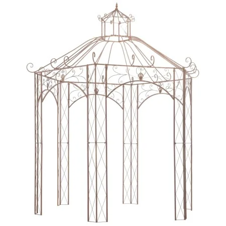 Pérgola de jardín marrón antiguo 3 m hierro de , Carpas y cenadores - Ref: Foro24-45438, Precio: 549,28 €, Descuento: %