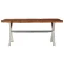 Massiver Esstisch aus Holz 180x90x76 cm von , Küchen- und Esstische - Ref: Foro24-245639, Preis: 365,48 €, Rabatt: %
