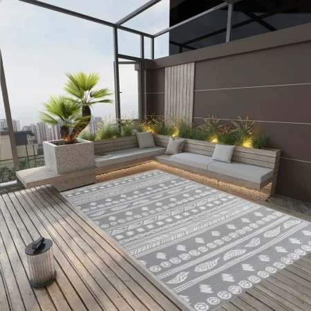 Außenteppich ARAKIL grau 190x290 cm PP von , Outdoor-Protektoren - Ref: Foro24-316973, Preis: 52,02 €, Rabatt: %
