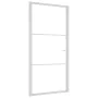 Innentür aus Glas ESG und weißem Aluminium 102,5x201,5 cm von , Türen für zu Hause - Ref: Foro24-350571, Preis: 229,33 €, Rab...