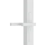 Innentür aus Glas ESG und weißem Aluminium 102,5x201,5 cm von , Türen für zu Hause - Ref: Foro24-350571, Preis: 229,33 €, Rab...
