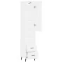 Hoher Schrank aus weißem Sperrholz 34,5x34x180 cm von , Sideboards - Ref: Foro24-3198929, Preis: 110,44 €, Rabatt: %
