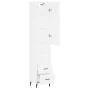 Tall white plywood highboard 34.5x34x180 cm by , Sideboards - Ref: Foro24-3198929, Price: 110,44 €, Discount: %