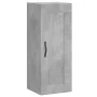 Aparador de madera contrachapada gris hormigón 34,5x34x180 cm de , Aparadores - Ref: Foro24-3200293, Precio: 105,72 €, Descue...