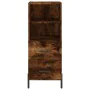 Smoked oak plywood sideboard 34.5x34x180 cm by , Sideboards - Ref: Foro24-3189778, Price: 99,44 €, Discount: %
