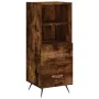 Rauchiger Eichenfurnier-Holzschrank 34,5x34x180 cm von , Sideboards - Ref: Foro24-3189738, Preis: 91,98 €, Rabatt: %