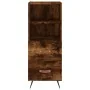 Smoked oak plywood sideboard 34.5x34x180 cm by , Sideboards - Ref: Foro24-3189738, Price: 91,98 €, Discount: %