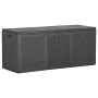 Aufbewahrungsbox für den Garten 270 L PP Rattan Schwarz von , Aufbewahrungsboxen für den Außenbereich - Ref: Foro24-151229, P...