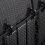 Aufbewahrungsbox für den Garten 270 L PP Rattan Schwarz von , Aufbewahrungsboxen für den Außenbereich - Ref: Foro24-151229, P...