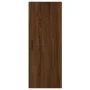 Tall oak brown plywood highboard 34.5x34x180 cm by , Sideboards - Ref: Foro24-3198936, Price: 119,80 €, Discount: %