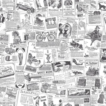 Homestyle Black and White Wallpaper Papers by , Painted paper - Ref: Foro24-434253, Price: 34,41 €, Discount: %
